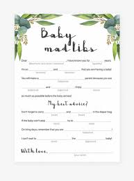 Baby shower emoji game free printable. Baby Mad Libs Baby Shower Game Printable With Eucalyptus Emoji Baby Shower Game 819x1024 Png Download Pngkit