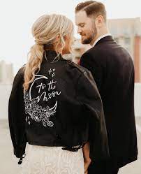 Easy Diy Bridal Jacket Kits Leather Jacket Wedding Denim Wedding Wedding Jacket