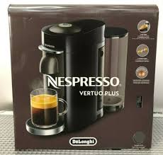 Offering freshly brewed coffee with crema as well as delicious, authentic espresso. Buy Nespresso By De Longhi Vertuoplus Deluxe Coffee And Espresso Machine Titan New Online In India 313117613168
