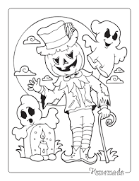 Amongst numerous benefits, it will teach your little one to focus, to develop motor skills, and to help recognize colors. 89 Halloween Coloring Pages Free Printables