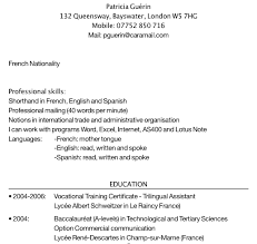 Cette traduction vous a aidé ? Exemple De Cv En Anglais Commente Pour Un Premier Emploi En Secretariat L Etudiant