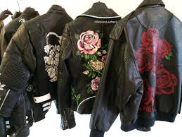 Hand Painted Leather Jackets Handpainted Bespokejacket Leatherjacket Leather Jackets Women Painted Leather Jacket Hand Painted Leather Jacket