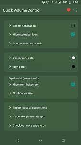 Quick Volume In Notification Bar Free For Android Apk Download