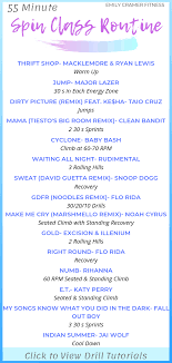 55 Min Spin Class Routine Drills And Playlist