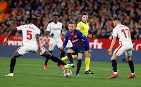 La liga leaders barcelona thrashed sevilla in the copa del rey final at atletico madrid 's wanda metropolitano on saturday evening. Sevilla Fc Barcelona Copa Del Rey Quarter Finals Fc Barcelona