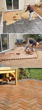 Timber and gravel garden path. Diy Concrete Patio Cover Up Ideas The Garden Glove