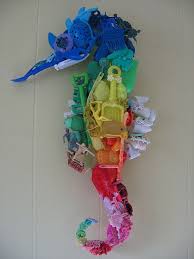 Seahorse Recycled Art Recycled Art Projects Trash Art