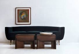 William Collins Collection Wood And Steel Aldo Side Table Or Bench In New Condition For Sale In Chicago Il Furniture Home Decor Vintage Sofa