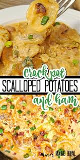 6 large potatoes, 1 onion, 8 slice of uncooked, diced bacon, 2 cups shredded cheddar cheese, 1 10oz can of cream of chicken or how to make it: The Best Scalloped Potatoes Ever In 2021 Scalloped Potatoes And Ham Scalloped Potatoes Crockpot Scalloped Potatoes