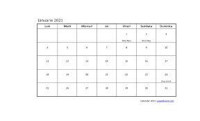 Numar de zile lucratoare recomandat: Calendar 2021 Leaveboard