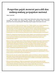 Menurut burton (1984) dalam siregar (2014: Doc Pengertian Pajak Luluk Nur Afifa Academia Edu