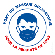 Le calvaire de ma première journée au bureau avec un masque. Sticker Port Du Masque Obligatoire Made In France En Stock France Banderole