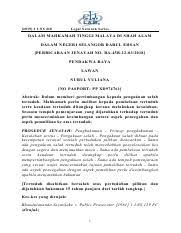 Kanun tatacara jenayah (akta ], yang disebut kanun dalam bahagian ini. Lns 2019 1 418 Rieza05 Pdf 2019 1 Lns 418 Legal Network Series Dalam Mahkamah Tinggi Malaya Di Shah Alam Dalam Negeri Selangor Darul Course Hero