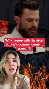Harrison Butker’s commencement speech and my thoughts! #harrisonbutker  #taylorswift #graduationspeech #celebritynews #greenscreen