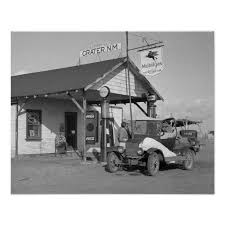 New Mexico Filling Station 1936 Vintage Photo Poster Zazzle Com In 2020 Gas Station Old Gas Stations Filling Station
