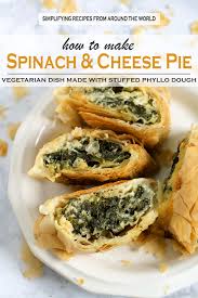spinach and cheese phyllo pie