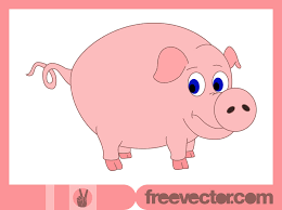 Set the table, because it is time to learn how to draw a cartoon ham. Cartoon Pig Vector Art Graphics Freevector Com