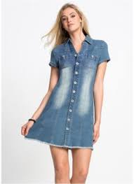 Ultime tendenze negli abiti da donna. Vestiti Di Jeans Trendy Per Donne Dinamiche Bonprix