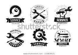 Find Service Repair Set Labels Logos Maintenance Stock Images In Hd And Millions Of Other Royalty Free Stock Photos Illustra Maintenance Logo Work Icon Repair