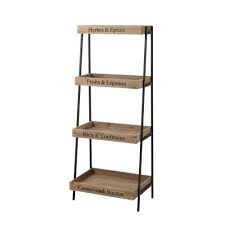 Maybe you would like to learn more about one of these? Fir Wood And Metal Ladder Shelf Primeurs Maisons Du Monde