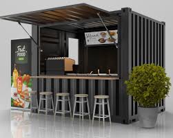 3d 10ft Container Kiosk Cgtrader Rumah Kontainer Desain Interior Modern Dekorasi Rumah Elegan