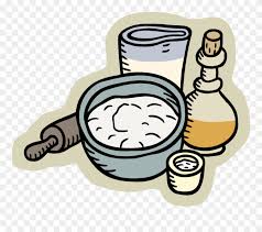 To cook (food) with dry heat, especially in an oven. Vector Illustration Of Baking Flour Dough Batter With Measuring Gif For Cooking Clipart 711147 Pinclipart