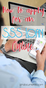 How To Apply For An Sss Loan Online Online And Offline Transactions Online Loans How To Apply Loan