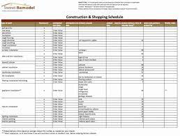 Construction Finish Schedule Template Elegant 21 Construction Schedule Templates In Word Kitchen Remodel Checklist Renovation Planner House Renovation Projects