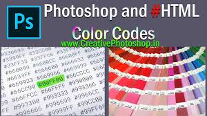 photoshop color codes html color codes list