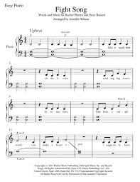 And that's just the way i like it. Fight Song Sheet Music For Easy Piano Music Fightsong Piano Sheetmusic Easy Sheet Music Easy Piano Digital Sheet Music