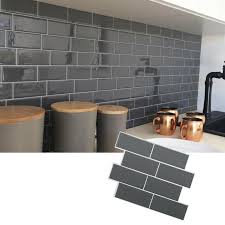Nowadays, tiles are the most common choice for splashbacks due to the vast range of colours and designs, whilst also being low maintenance. Peel Stick 3d Self Adhesive Mosaic Wall Tile Sticker Kitchen Home Decor Lot Ebay