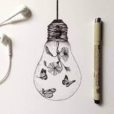 Easy light bulb drawing tumblr. Alfred Basha On Instagram Lamp Project Find My Other Drawings Lamp At My Shop Alfredbasha Bigcartel Com Link In Bio Art Drawings Drawings Pen Art