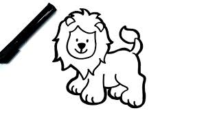 Como Dibujar Un Leon Facil Para Ninos Youtube