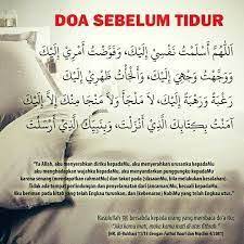 Hasil Gambar Untuk Sunnah Nabi Sebelum Tidur Doa Islam Pray Islam