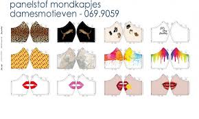 Tegenwoordig zijn mondkapjes niet meer weg te denken uit het straatbeeld. Panelstof Mondkapjes G Brouwer Zn