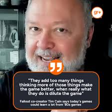 Tim Cain says '80s games were better because they were simpler