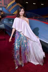 Gemma chan, who starred in crazy rich asians and had a role in captain marvel, is reportedly in discussions to play a part in another mcu movie. Gemma Chan S Ralph Russo Look At Captain Marvel Premiere Popsugar Fashion