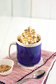 Check the cake is cooked by inserting a wood pick. Microwave Mug Cake Recipe Easy Microwave Chocolate Heath Bar Mug Cake For One Simple Baking