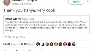 But instead of rap lyrics, these days the star is we wanted an expert to scrutinise the star's tweets. Kanye West Criticizes Obama And Praises Trump The Mob Can T Make Me Not Love Him