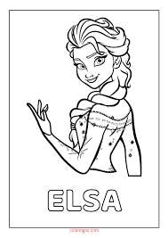 Maybe you would like to learn more about one of these? Frozen Elsa Coloring Pages For Kids Drawing With Crayons