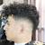 Fade Curly Hair Mohawk