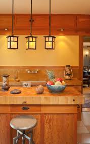 arts & crafts style pendant lights from