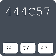 You have to deliver images in the cmyk colorspace but you don't have access to a professional tool to convert an image from rgb. Benjamin Moore Hale Navy Hc 154 444c57 Hex Color Code Rgb And Paints