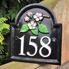 Check out the cast house numbers in house numbers, outdoor accessories & activities from holloways of ludlow for 10.00. Shaped Top House Number Sign Bespoke House Number Signs