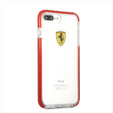 A stylish mobile phone cover, made with genuine smooth leather and contrasted piping. Ferrari Hard Case Racing Shield Transparent Iphone 7 8 Plus Red Haddad Ø§Ù„Ø­Ø¯Ø§Ø¯