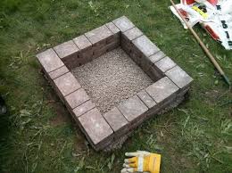 How To Build A Square Fire Pit Outside Fire Pits Diy Fire Pit Square Fire Pit
