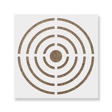 So every single target now will be built to regulation. we've created the best axe throwing stencil on the market. Bullseye Target Stencil Reusable Stencils For Painting Mylar Stencil For Diy Projects And Crafts Buy Online In Bermuda At Bermuda Desertcart Com Productid 97122771