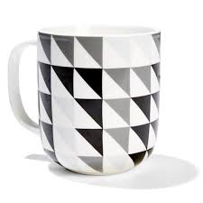 600ml Greyscale Mug Kmart Mugs Greyscale Glassware