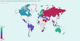 map part time employment total of total employment