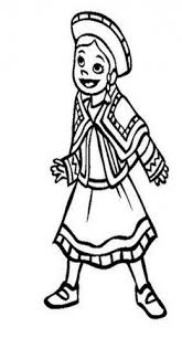 Peru Children S National Costumes Traditional Dress Kids Coloring Pages And Free Colouring Pi Free Coloring Pictures Coloring Pages Coloring Pages For Kids